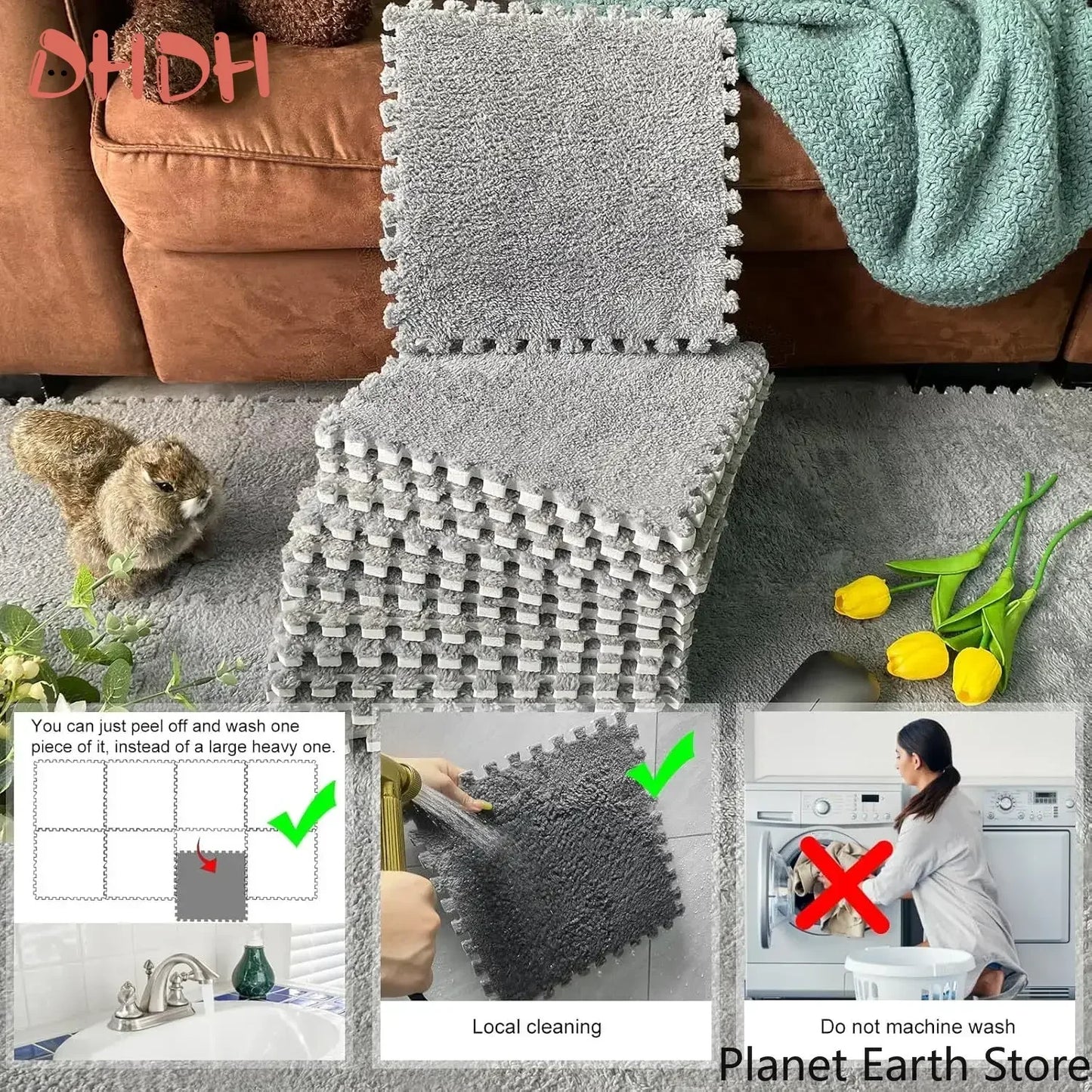 Absorbent Waterproof Anti Slip Cage Liners for Rabbits and Guinea Pigs
