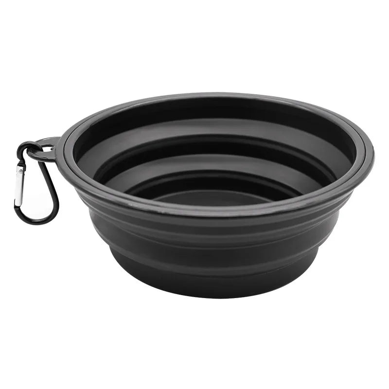 Portable Silicone 2-in-1 Pet Travel Bowl