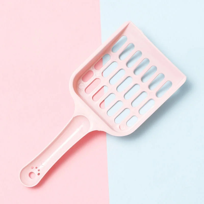 Colorful Ergonomic Cat Litter Shovel