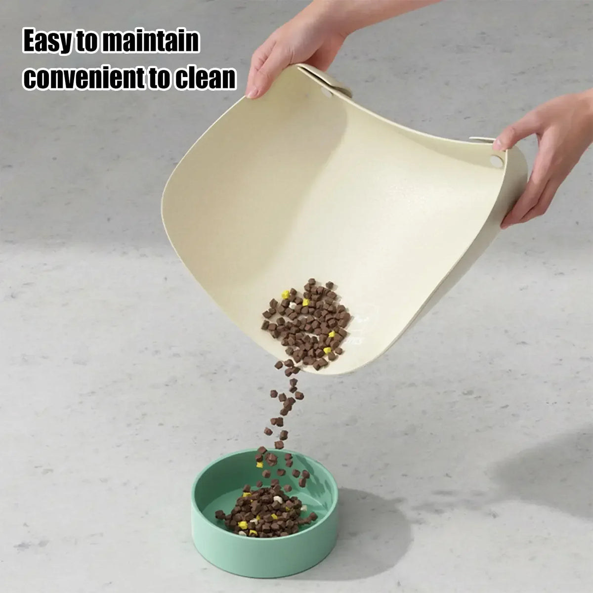 Foldable Waterproof Leather Pet Feeding Mat