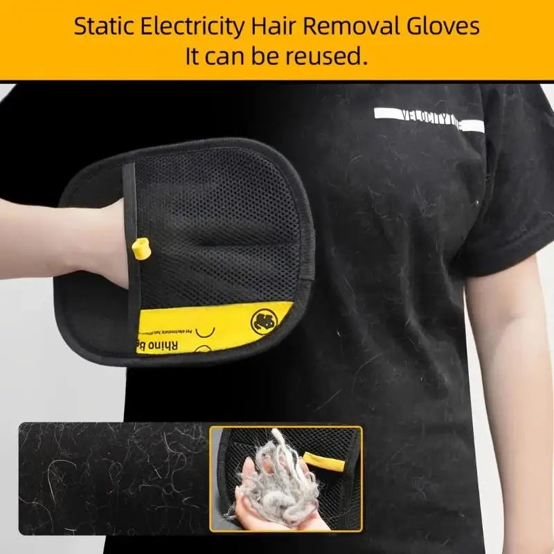 Upgraded Large Pet Hair Removal Gloves