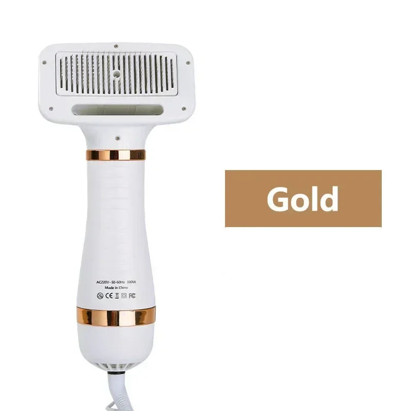 2-in-1 Pet Hair Dryer and Grooming Brush