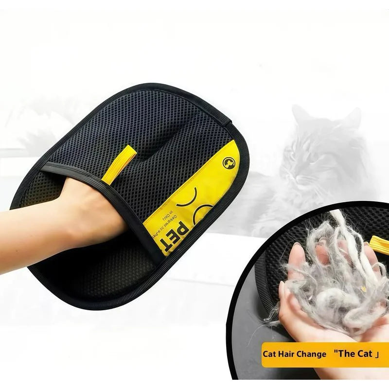 Reusable Pet Hair Remover Grooming Gloves