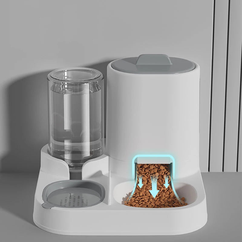 Large Capacity Two-in-One Pet Feeding and Water Bowl