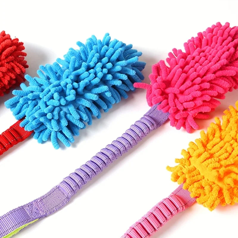 Durable Plush Dog Toy With Pulling Rope And Handle
