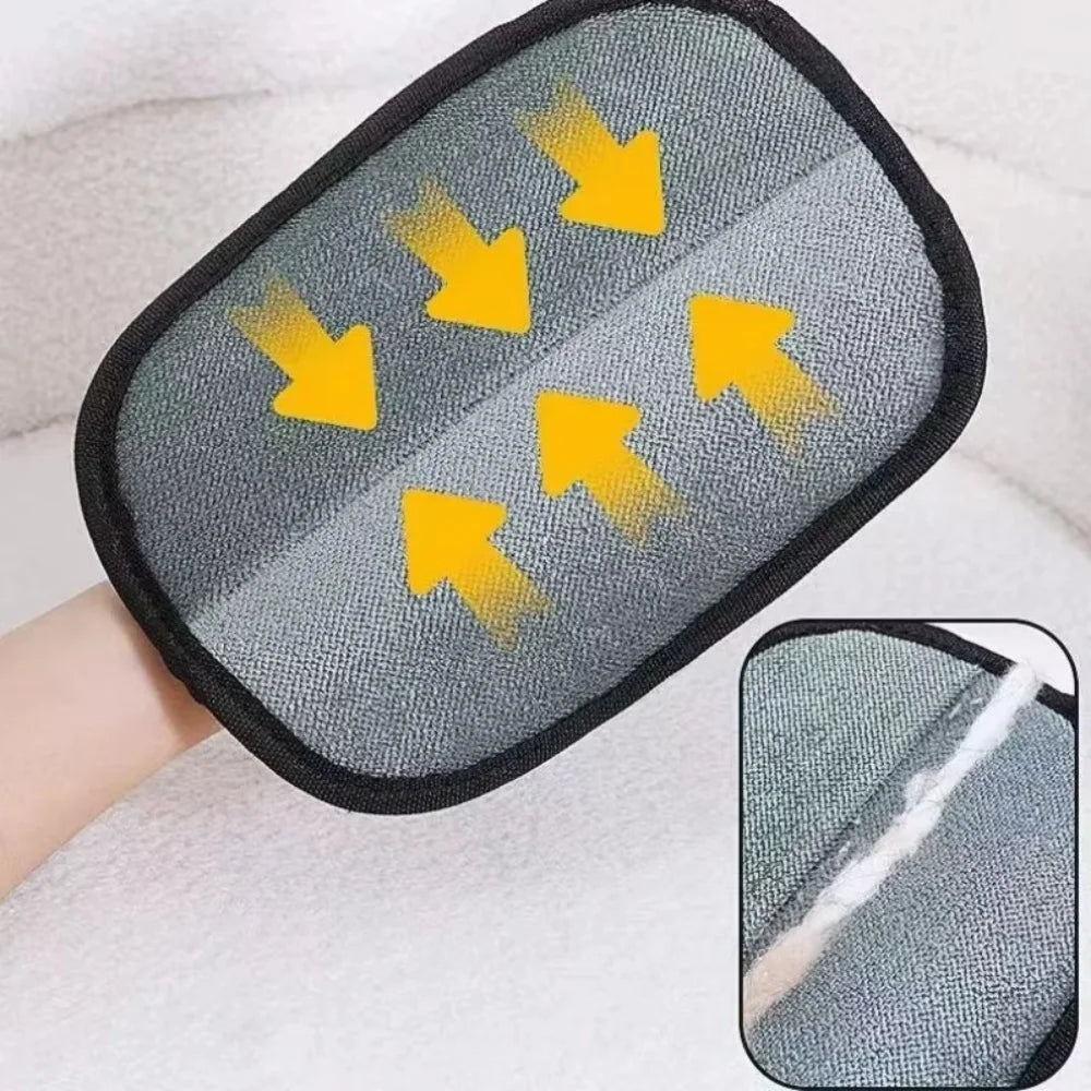 Double Sided Pet Hair Grooming and Deshedding Gloves