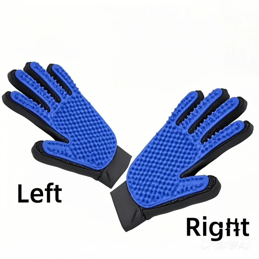 Pet Grooming and Deshedding Glove Brush