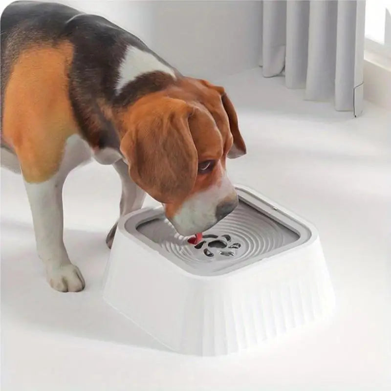 Splash-Proof Large Capacity Floating Pet Water Bowl