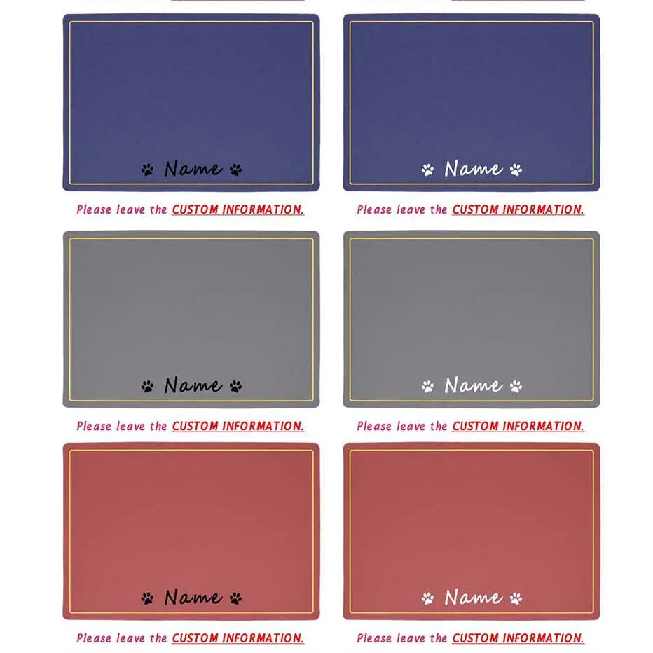 Custom Silicone Pet Feeding Mat