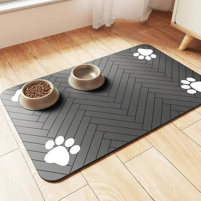 Absorbent Quick Dry Pet Feeding Mat
