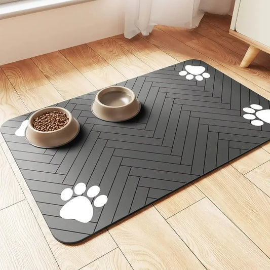 Absorbent Quick Dry Pet Feeding Mat