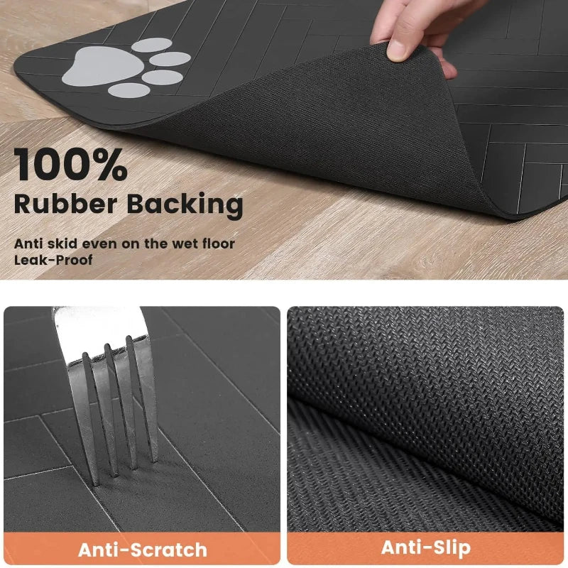 Absorbent Waterproof Pet Feeding Mat