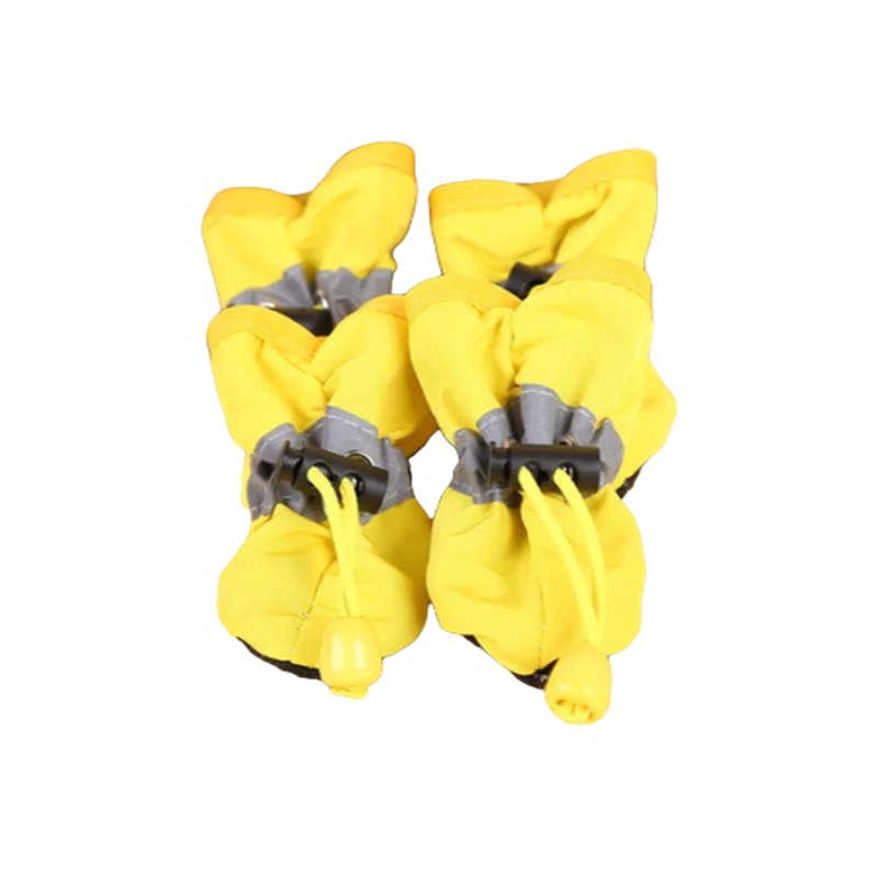 Waterproof Anti-Slip Pet Dog Shoes 4-Piece Set