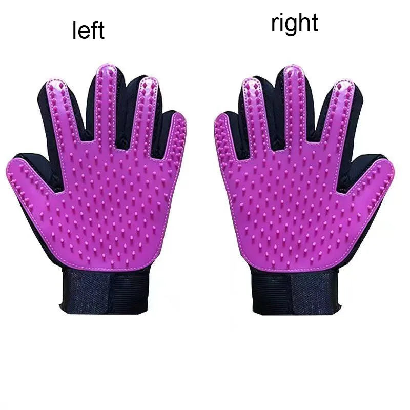 Pet Grooming and Deshedding Glove Brush