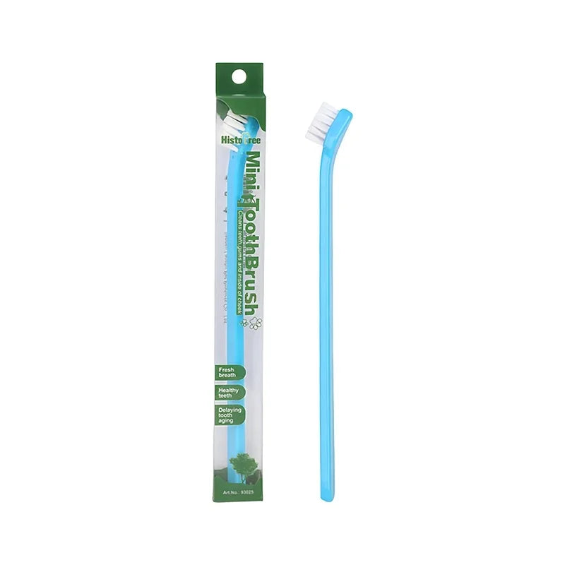 Soft Bristle Single Head Pet Toothbrush for Cats and Dogs