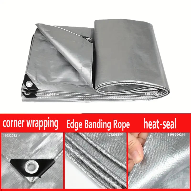 Waterproof PE 0.32mm Tarpaulin Sunshade Sail