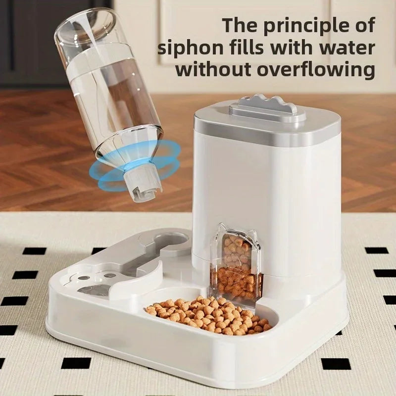 Large Capacity Automatic Pet Feeder and Water Dispenser