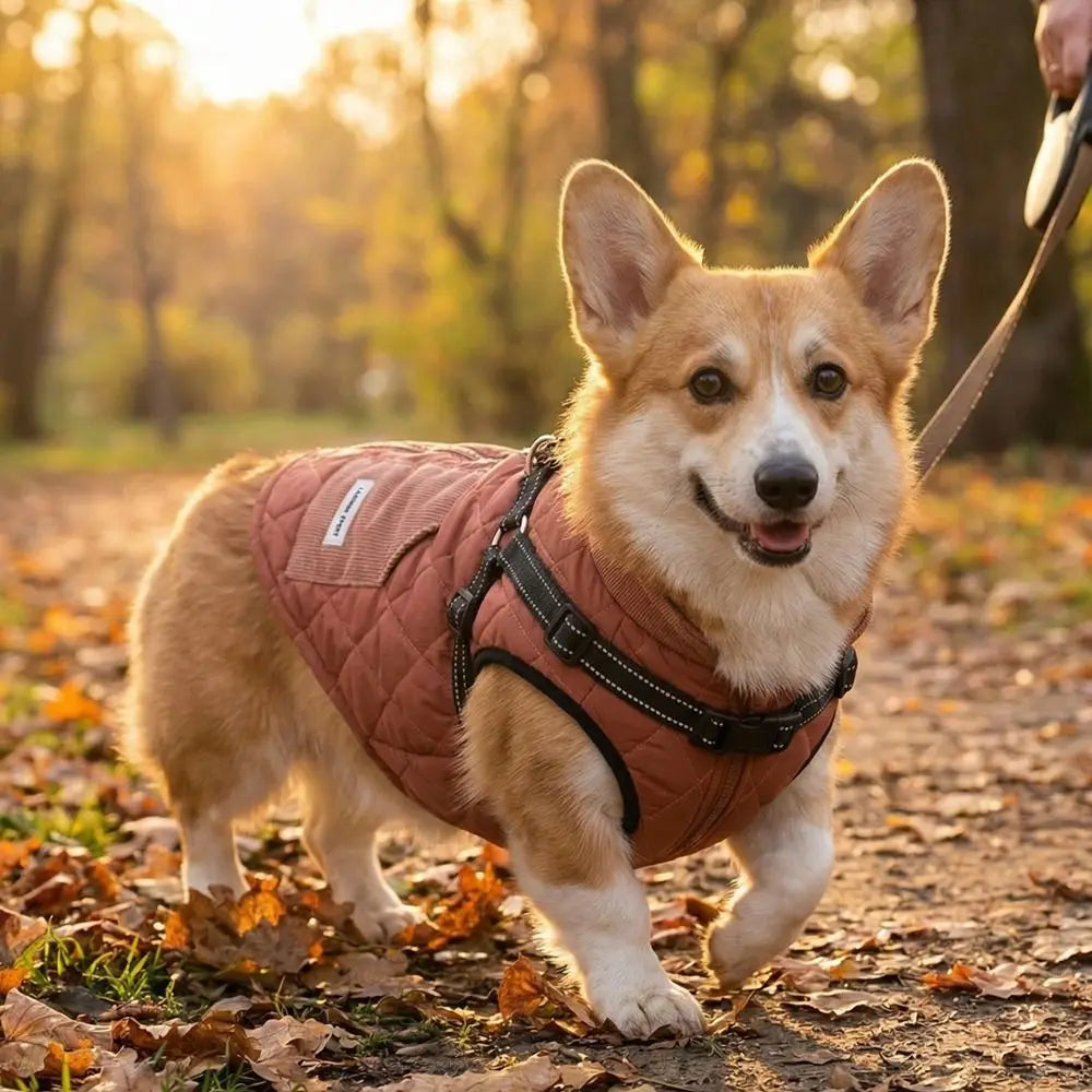 Reflective Windproof Adjustable Winter Dog Jacket