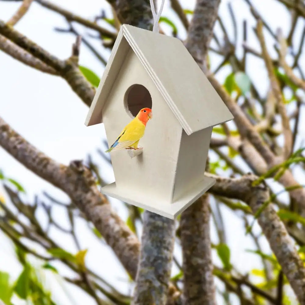 DIY Wooden Hanging Birdhouse Box