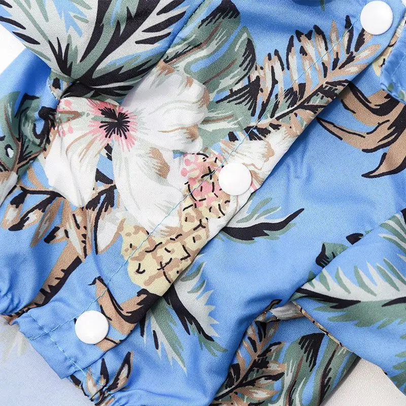 Hawaiian Style Summer Beach Dog Shirt