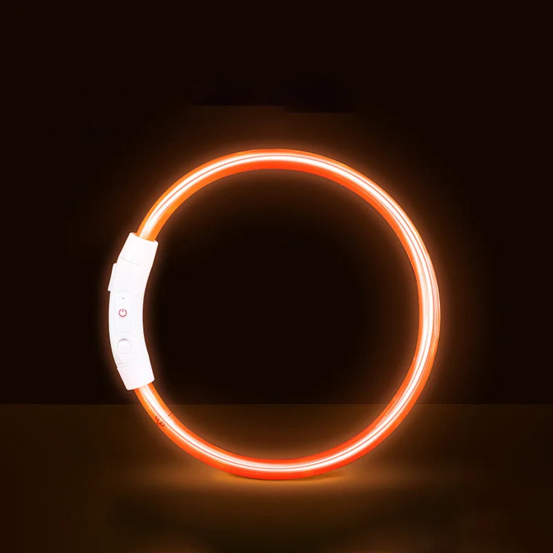 USB Rechargeable LED Pet Light Collar