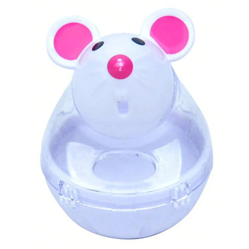 Interactive Rolling Mouse Treat Dispenser Toy for Pets