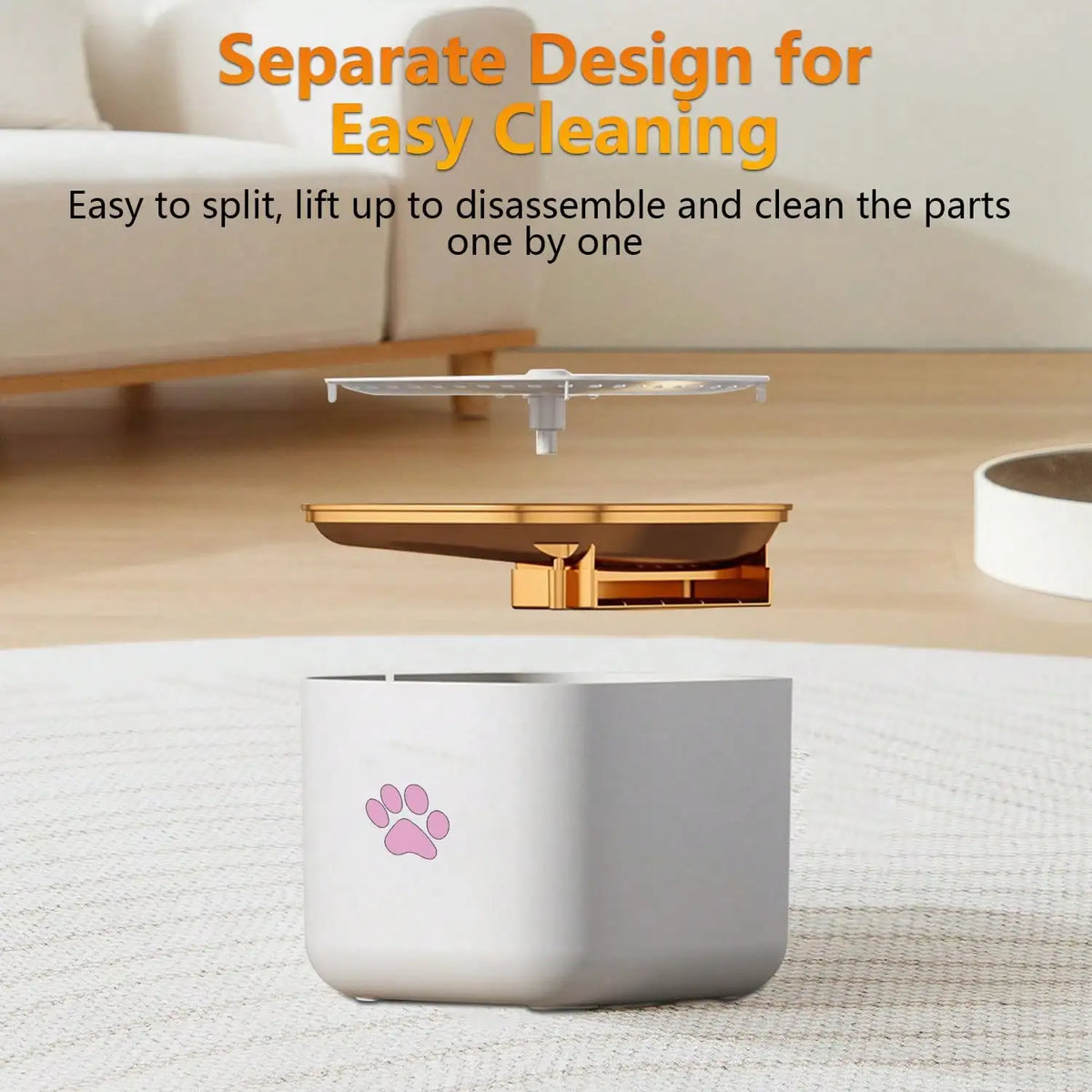 3L Quiet Automatic Pet Water Fountain
