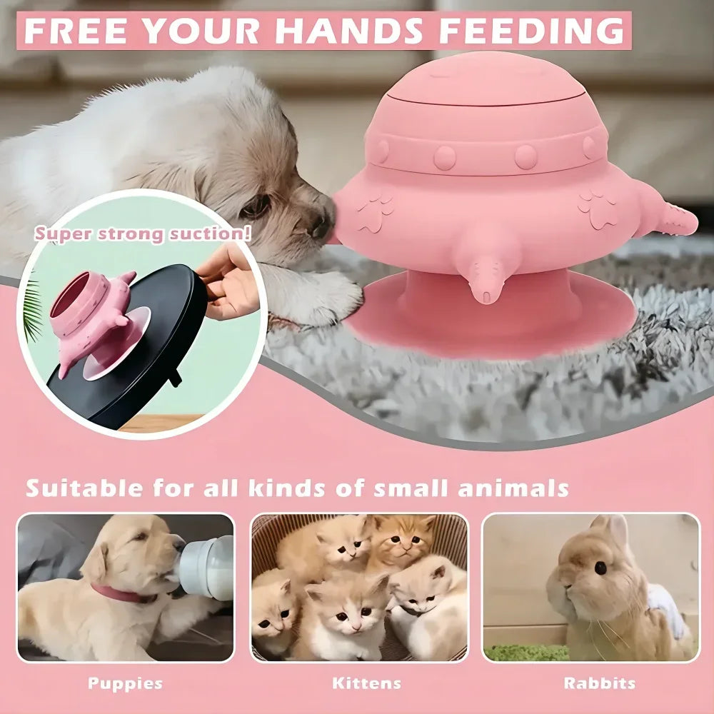 Silicone Puppy and Kitten Multi Feeder Bottle