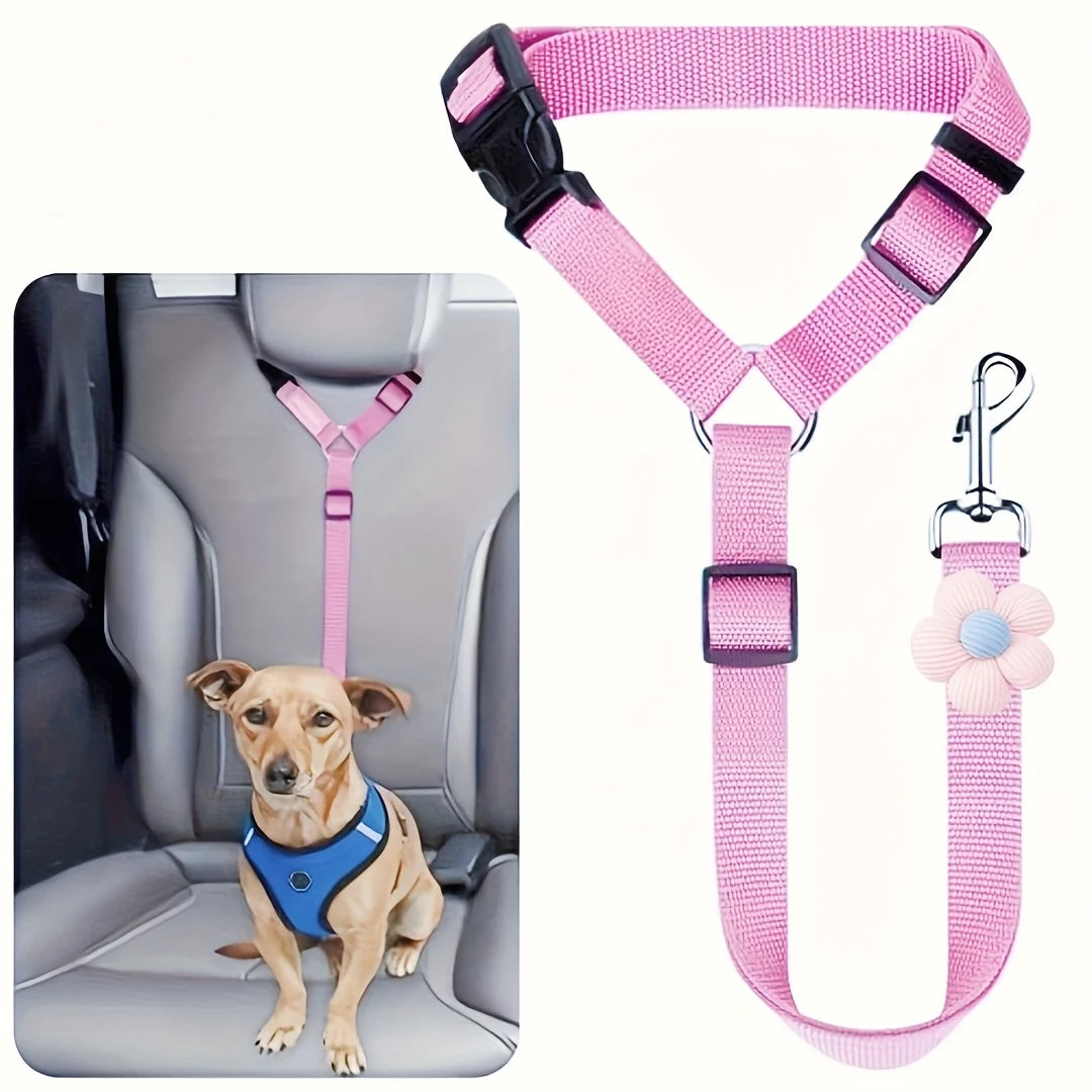 Dog Safety Seat Belt Pet Car Tether