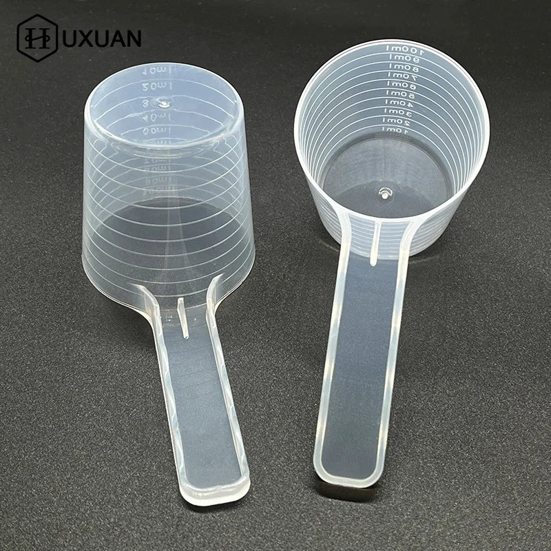 Transparent Pet Food Measuring Spoon with Scale