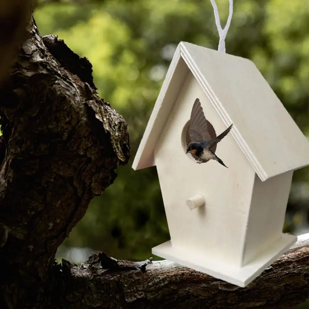 DIY Wooden Hanging Birdhouse Box