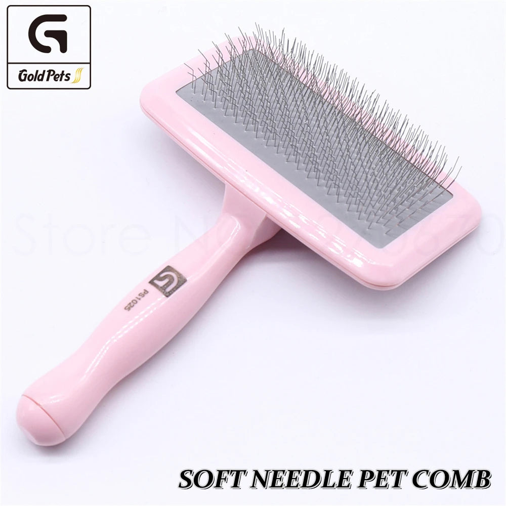 Self-Cleaning Pet Grooming and Shedding Brush