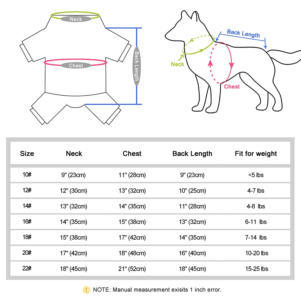 Warm Waterproof Dog Jumpsuit and Jacket
