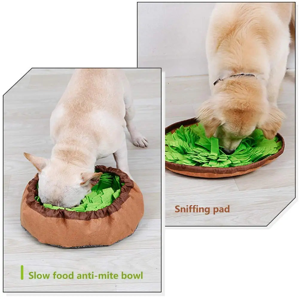Interactive Pet Snuffle Mat for Foraging and Boredom