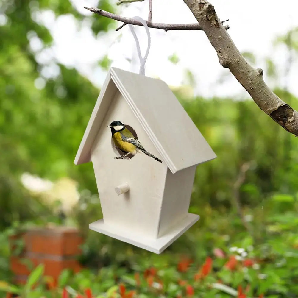 DIY Wooden Hanging Birdhouse Box