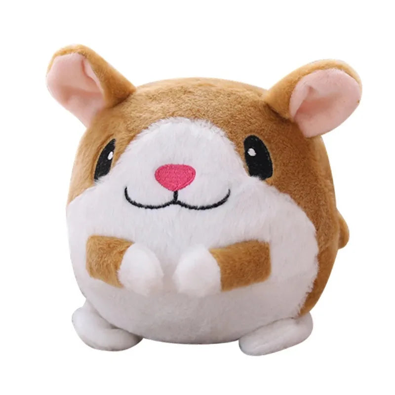 Interactive Plush Bouncing Dog Toy with Music and Vibration