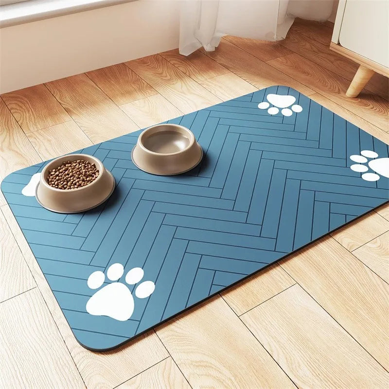 Absorbent Quick Dry Pet Feeding Mat