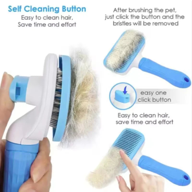 Pet Grooming and Hair Removal Bath Brush