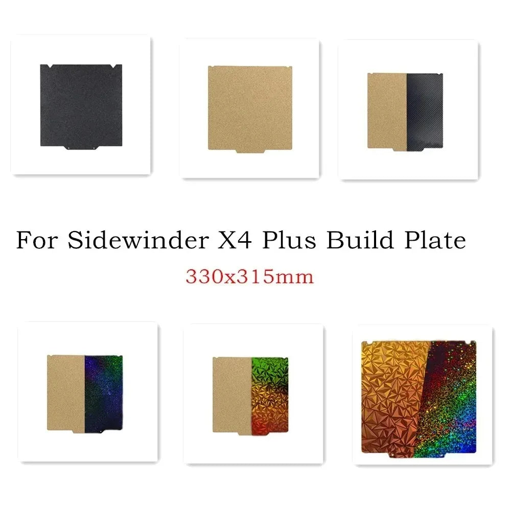330x315mm PET PEI Build Plate for Sidewinder X4 Plus