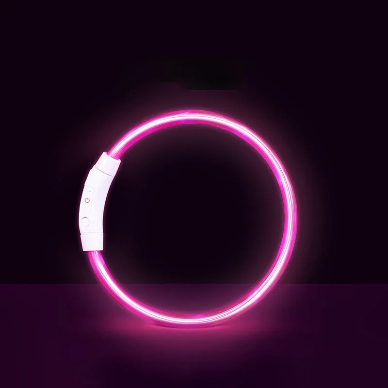 USB Rechargeable LED Pet Light Collar