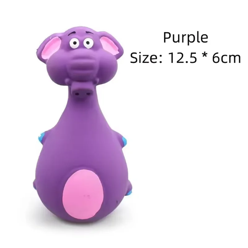 Latex Squeaky Cartoon Animal Dog Toy