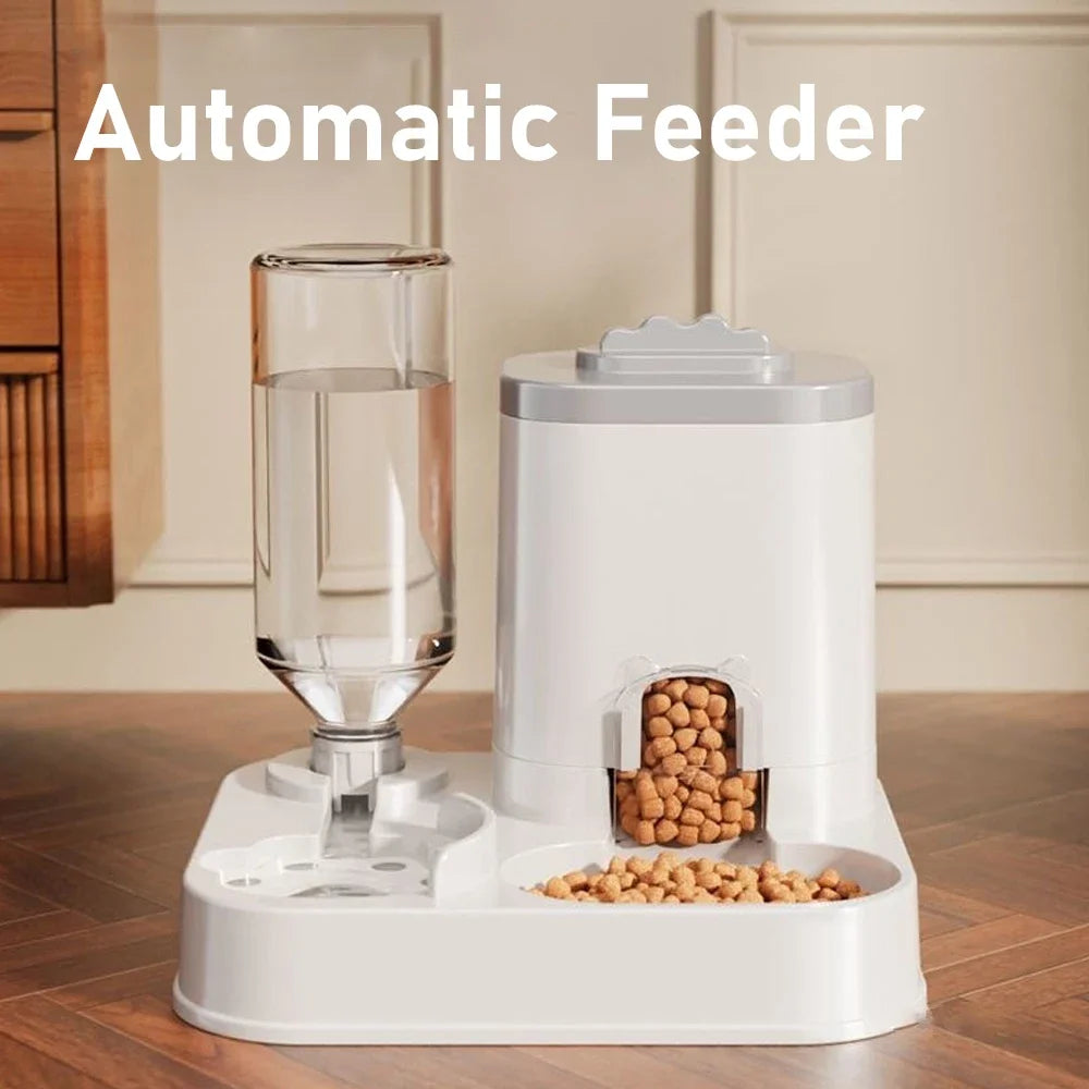 Large Capacity Automatic Pet Feeder and Water Dispenser