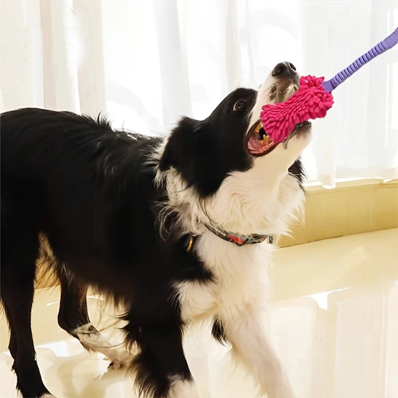 Durable Plush Dog Toy With Pulling Rope And Handle