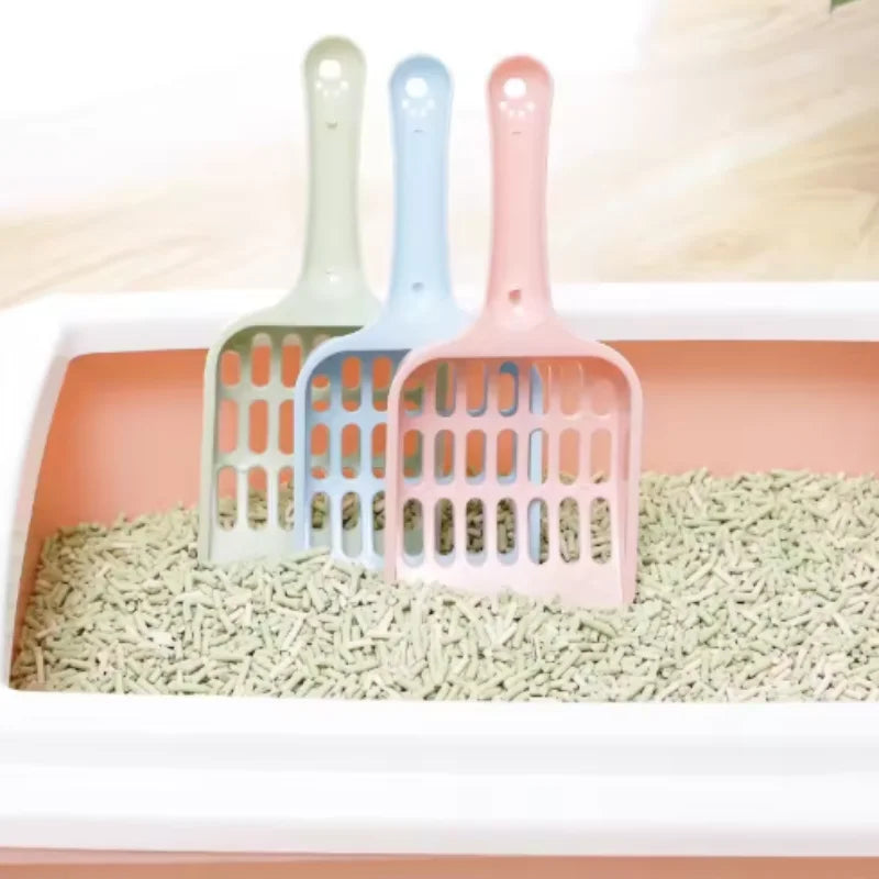 Colorful Ergonomic Cat Litter Shovel