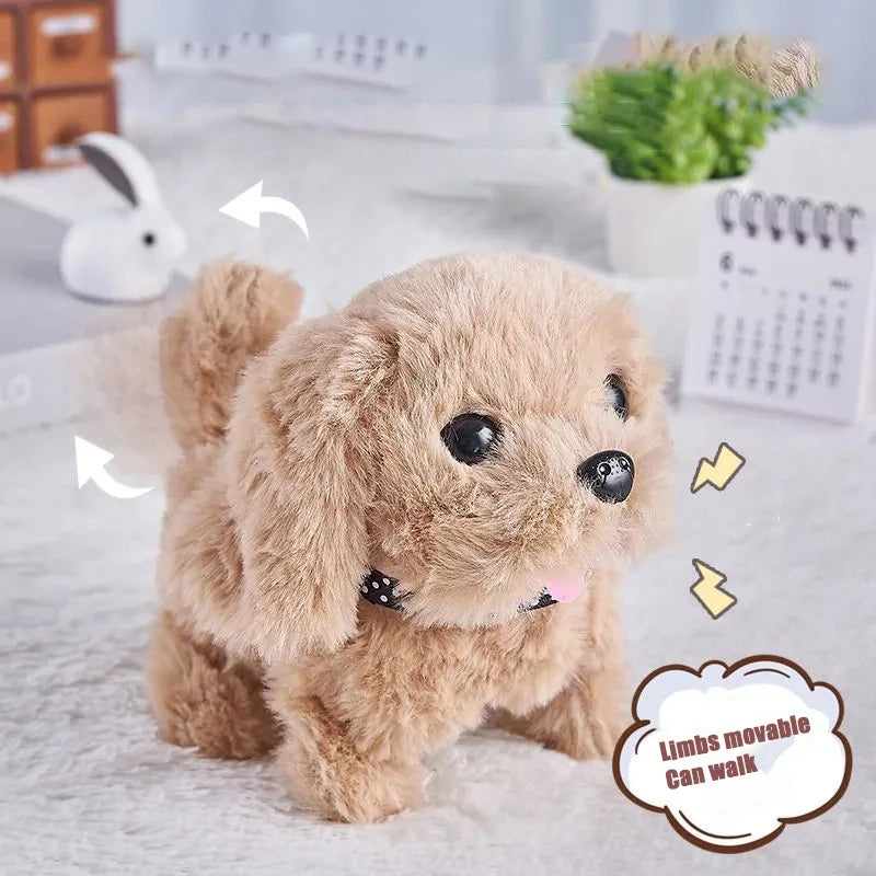Walking Interactive Electronic Plush Puppy Toy