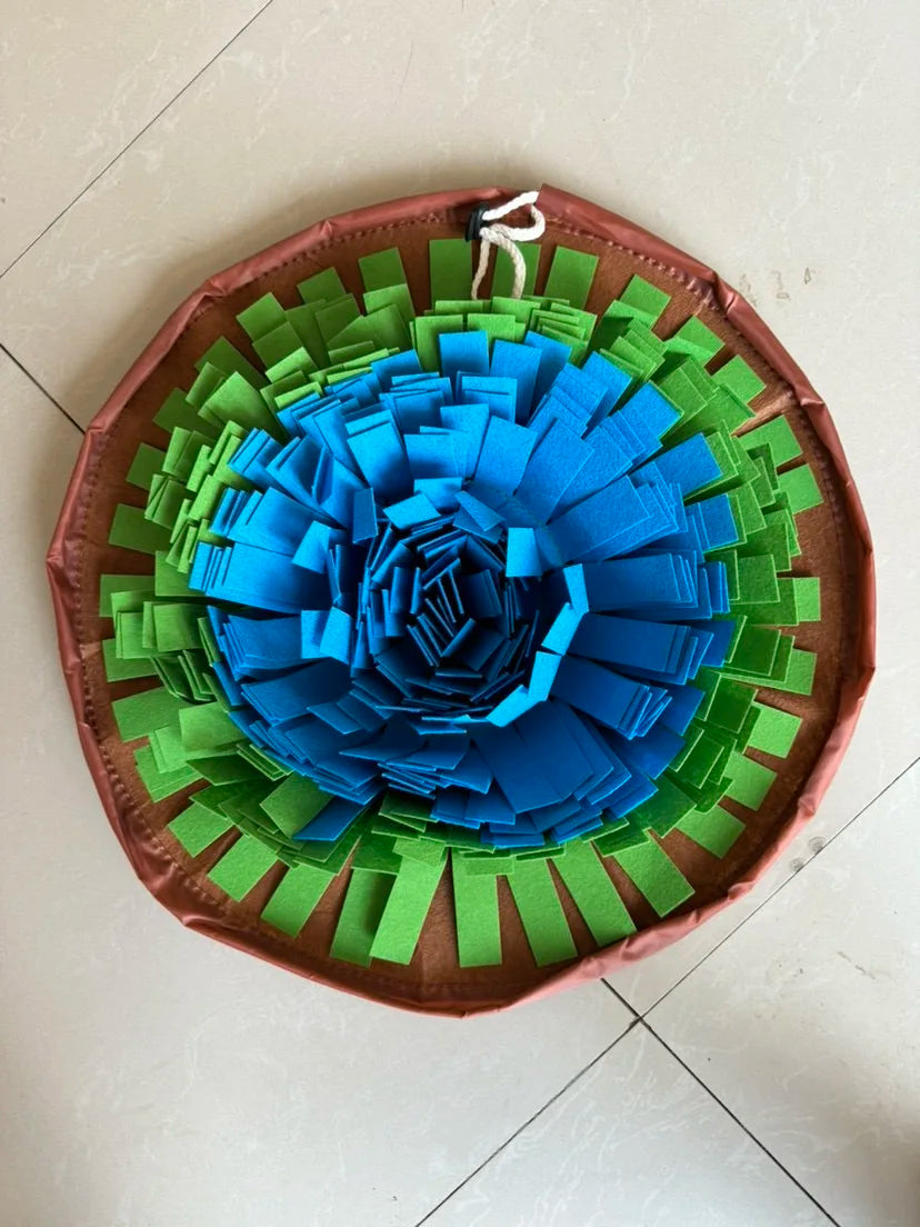 Interactive Dog Snuffle Mat for Foraging and Boredom