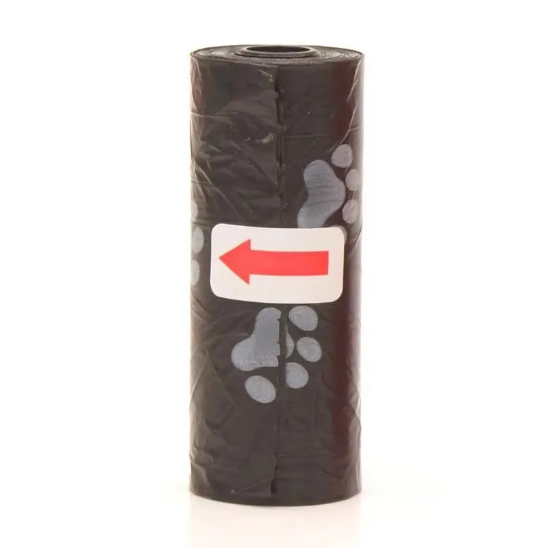 Disposable Dog Poop Bags with Dispenser and Leash Clip