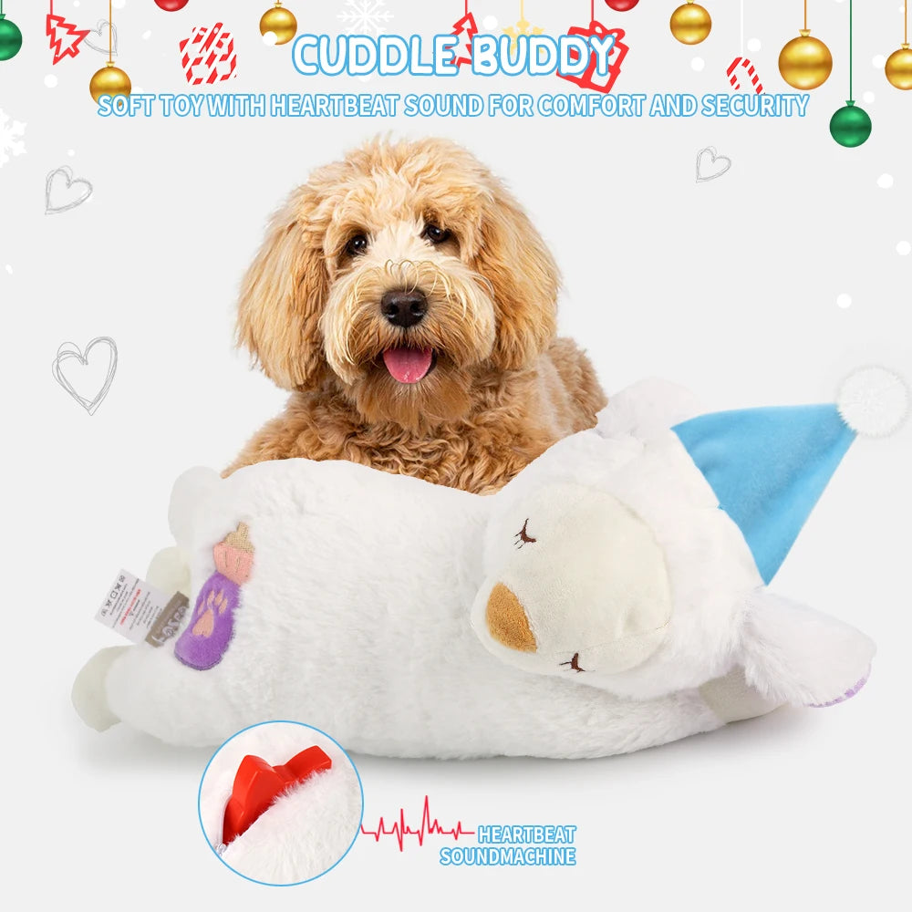 Heartbeat Plush Dog Toy for Behavioral Training
