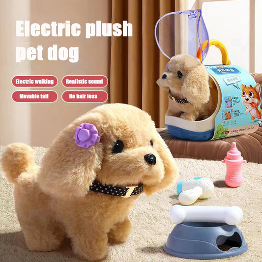 Walking Interactive Electronic Plush Puppy Toy