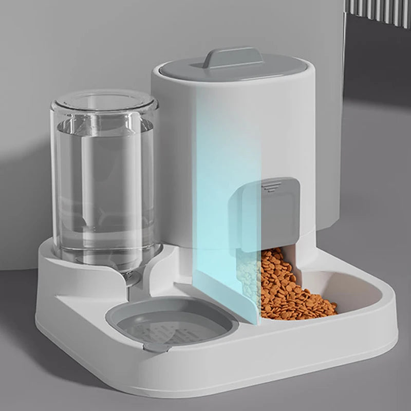 Large Capacity Two-in-One Pet Feeding and Water Bowl